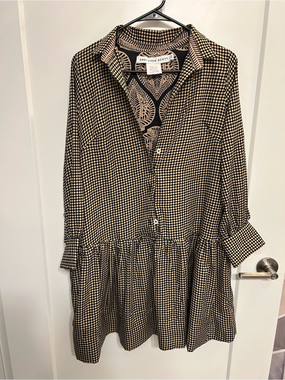 Gretchen Scott So Sweet Dress in Checkmate - Picture 2 of 12